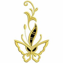 beginner-friendly butterfly machine embroidery pattern - Butterfly Cutwork for kitchen tea towels