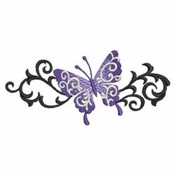 Butterfly Scroll Border