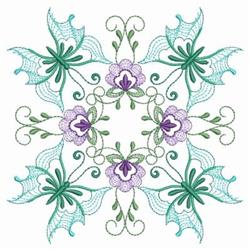 detailed butterfly machine embroidery pattern - Butterfly Square for Backpacks