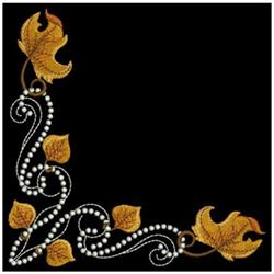 beginner-friendly autumn leaf machine embroidery pattern - Candlewick Corner for patchwork quilt blocks