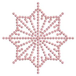 snowflake beginner-friendly machine embroidery - Candlewick Elegance for Quilting Projects