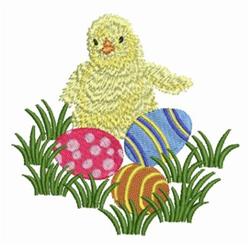 bird detailed machine embroidery - Chicks And Eggs perfect for reusable tote bags