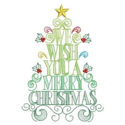 tree beginner-friendly machine embroidery - Christmas Tree for decorative pillow covers