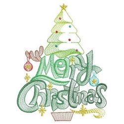 tree beginner-friendly machine embroidery - Christmas Tree for cute baby onesies