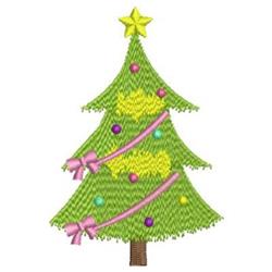 Christmas Trees - 4x4 tree beginner-friendly embroidery design for Christmas Stockings