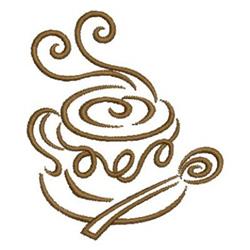 break beginner-friendly machine embroidery - Coffee Break perfect for kitchen aprons