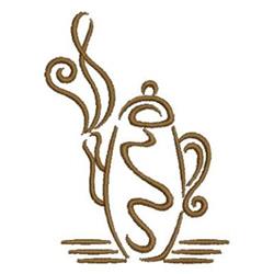 pot beginner-friendly machine digital embroidery - Coffee Pot perfect for Mugs