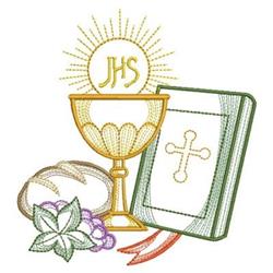 communion beginner-friendly machine embroidery - Communion for Ceremonial Table Covers