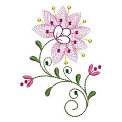 leaf quick stitch machine embroidery - Crystal Bloom perfect for festive table runners