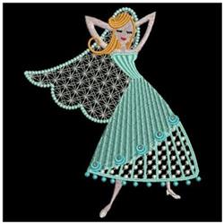 Crystal Brides - 4x4 bride detailed machine embroidery design for Dance Costumes
