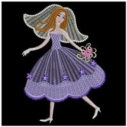 bride detailed machine embroidery - Crystal Brides perfect for decorative pillow covers