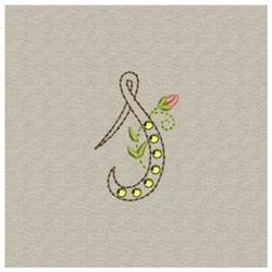 quick stitch monogram machine embroidery pattern - Crystal Monogram Small s for Nursery Decor