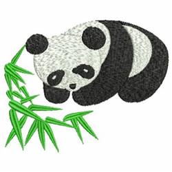 bear detailed machine digital embroidery - Cuddly Panda perfect for kitchen aprons