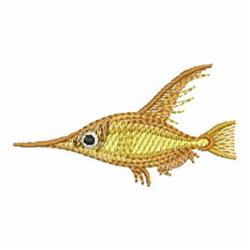 Cute Fish - 4x4 fish quick stitch machine embroidery design perfect for Beach Bags