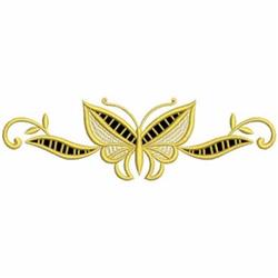 Cutwork Butterfly - 5x7 butterfly detailed embroidery design for decorative pillow covers