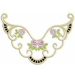 Cutwork Decoration - 4x4 decoration detailed embroidery design for Table Linens