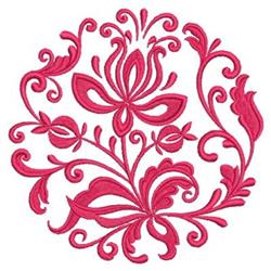 damask detailed machine digital embroidery - Damask perfect for reusable tote bags