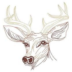 reindeer beginner-friendly machine embroidery - Deer Portrait for Stuffed Toys