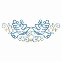 bird beginner-friendly machine embroidery - Dove Border perfect for wedding decorations