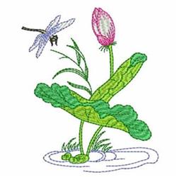 dragonfly beginner-friendly machine embroidery - Dragonfly perfect for kitchen aprons