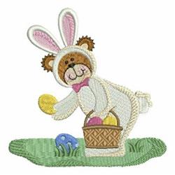 detailed easter bear machine embroidery pattern - Easter Bunny Bear for Easter Baskets