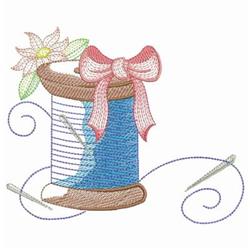 Enchanted Sewing Spool - 4x4 spool beginner-friendly embroidery design for reusable tote bags