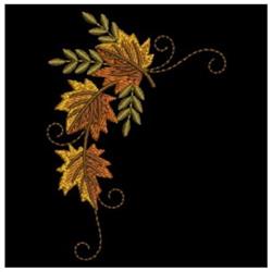 leaf beginner-friendly machine embroidery - Fall Leaves for decorative pillow covers