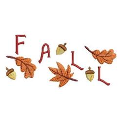 Fall Leaves - 4x4 leaf beginner-friendly embroidery design for cute baby onesies