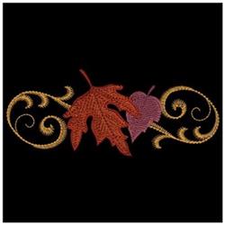 beginner-friendly autumn leaf machine embroidery pattern - Fall Leaves for patchwork quilt blocks