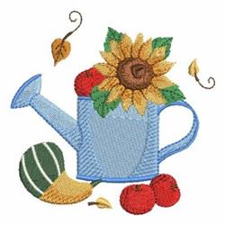 sunflower detailed machine embroidery - Fall Water Can perfect for Themed Events