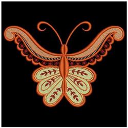 Fancy Butterfly - 4x4 butterfly detailed embroidery design for decorative pillow covers