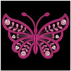 Fancy Butterfly - 4x4 butterfly detailed embroidery design for cute baby onesies