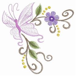 beginner-friendly butterfly machine embroidery pattern - Fancy Butterfly for decorative pillow covers