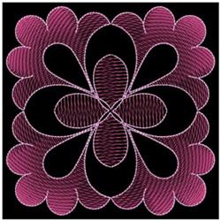 block beginner-friendly machine embroidery - Fancy Quilt Block for festive table runners