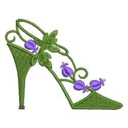 leaf beginner-friendly machine embroidery - Fancy Shoes perfect for reusable tote bags