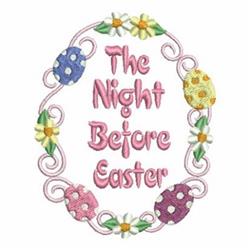 Floral Easter Eggs - 4x4 egg detailed machine embroidery design for kitchen tea towels