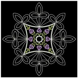 leaf beginner-friendly machine embroidery - Flower perfect for festive table runners