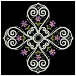 Flower - 4x4 leaf beginner-friendly embroidery design for decorative pillow covers