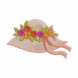 sunflower beginner-friendly machine embroidery - Flower Hat perfect for Garden Decor
