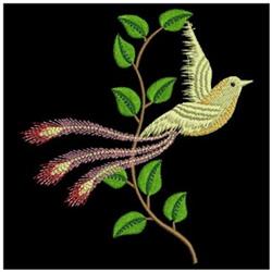 bird beginner-friendly machine embroidery - Flying Bird perfect for reusable tote bags