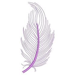 Flying Feathers - 4x4 bird quick stitch embroidery design for reusable tote bags