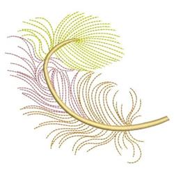 beginner-friendly bird machine embroidery pattern - Flying Feathers for decorative pillow covers