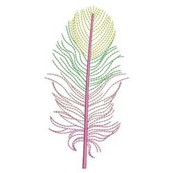 Flying Feathers - 4x4 bird quick stitch embroidery design for patchwork quilt blocks
