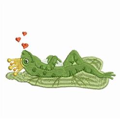 Frog Prince - 4x4 fairy beginner-friendly embroidery design for Baby Blankets