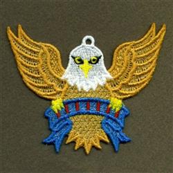 FSL American Eagle - 4x4 bird detailed embroidery design for wedding decorations