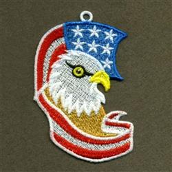 FSL American Eagle - 4x4 bird detailed embroidery design for Kids Clothing