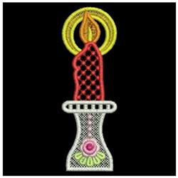 rose beginner-friendly machine embroidery - FSL Candle Light perfect for kitchen aprons