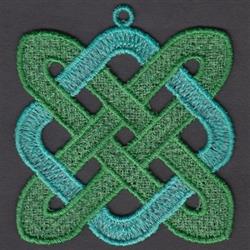 square detailed machine embroidery - FSL Celtic Knotwork Square for patchwork quilt blocks
