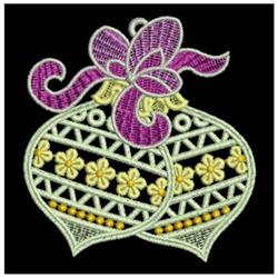 FSL Christmas Bells 2 - 4x4 bell detailed embroidery design for festive table runners