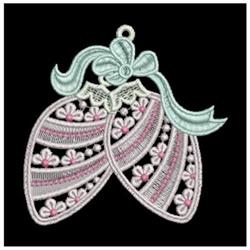 bell detailed machine embroidery - FSL Christmas Bells 2 for decorative pillow covers